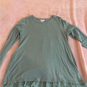 LC Lauren Conrad Teal Knit Top